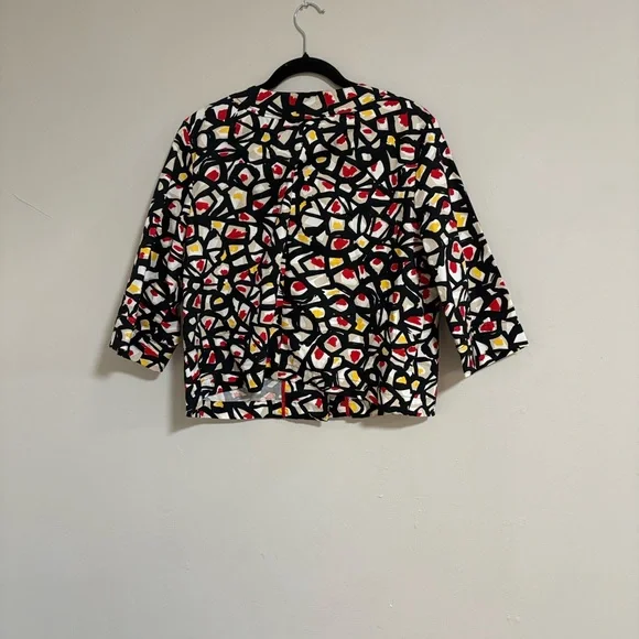 Ruby Rd Colorful Geometric Patterned Jacket - Picture 8 of 8